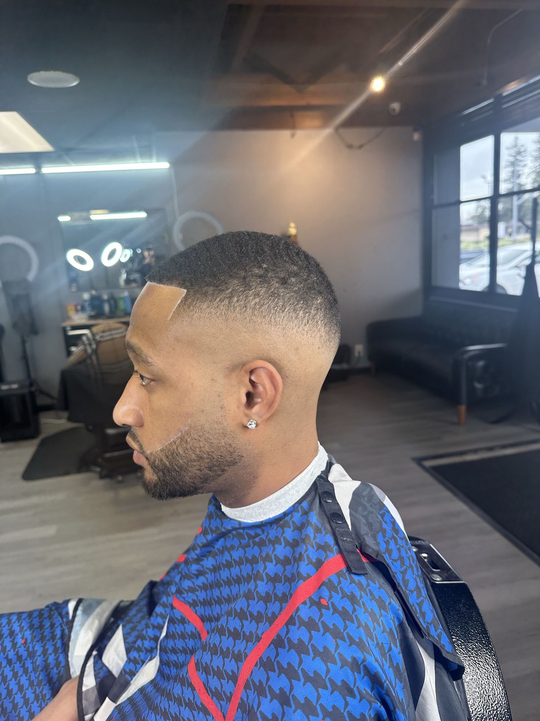 Adult fade haircut business work example